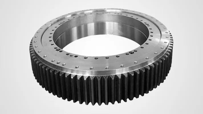 Răng cứng vòng xoay Vòng bi xoay cho cần cẩu tháp