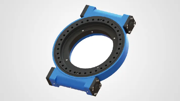 dual axis slew ring drive